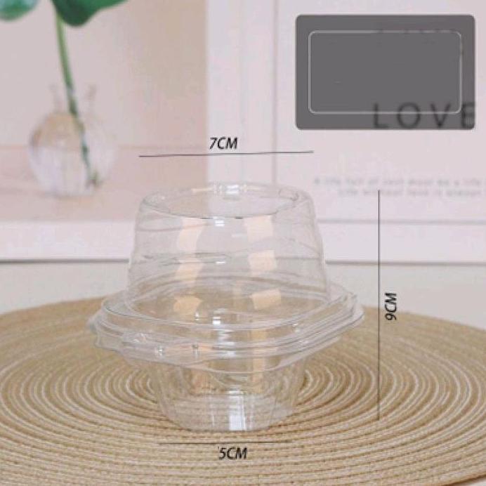 Blister Box Tray Mika Kue Cup Cake Sekat 1