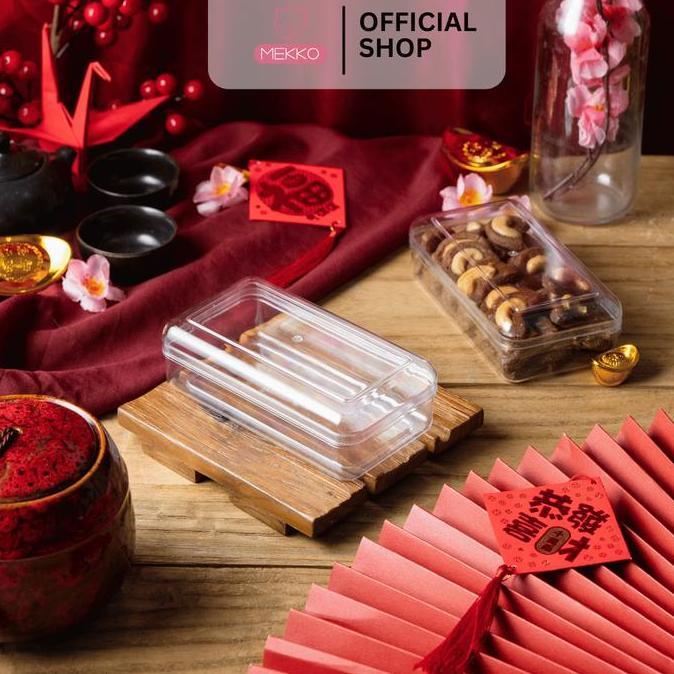 Termurah / Hot Sale Toko Mekko Top Plus Toples Premium Kue Kering Segi Panjang 250Gr - Toples Topplu