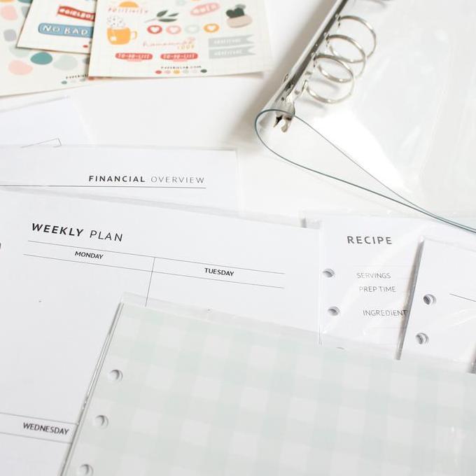 Yabureta- Transparent Binder Pink Paper