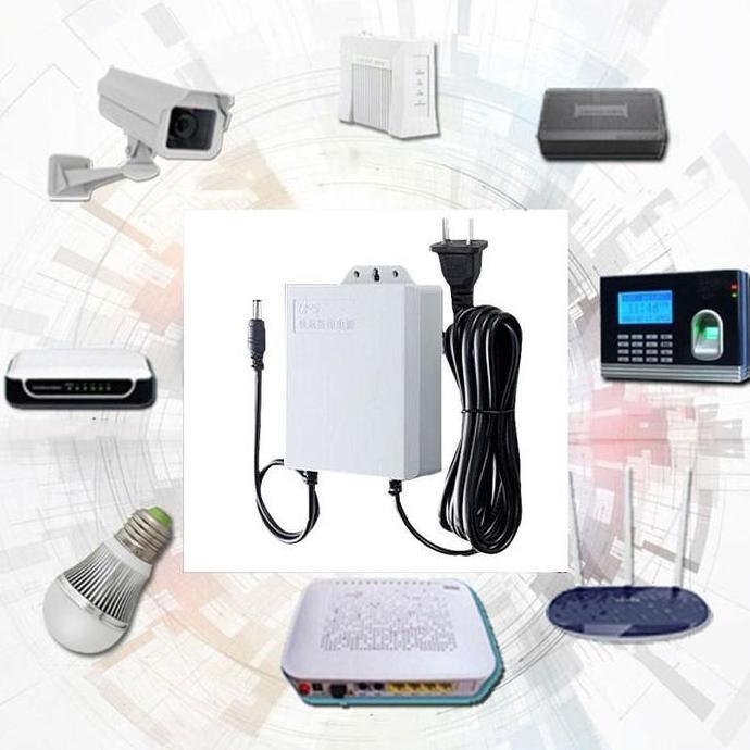 Comcom- V380 Smart Ups 12V 1.5A Uninterruptible Power Supply Mini Ups Baterai Cadangan Untuk Wifi Ro