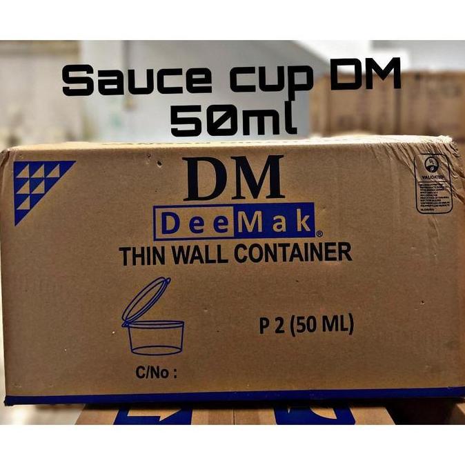 THINWALL SAOS SAMBAL KECIL 25, 35, 50 ML MEREK DM 1 DUS TERMURAH