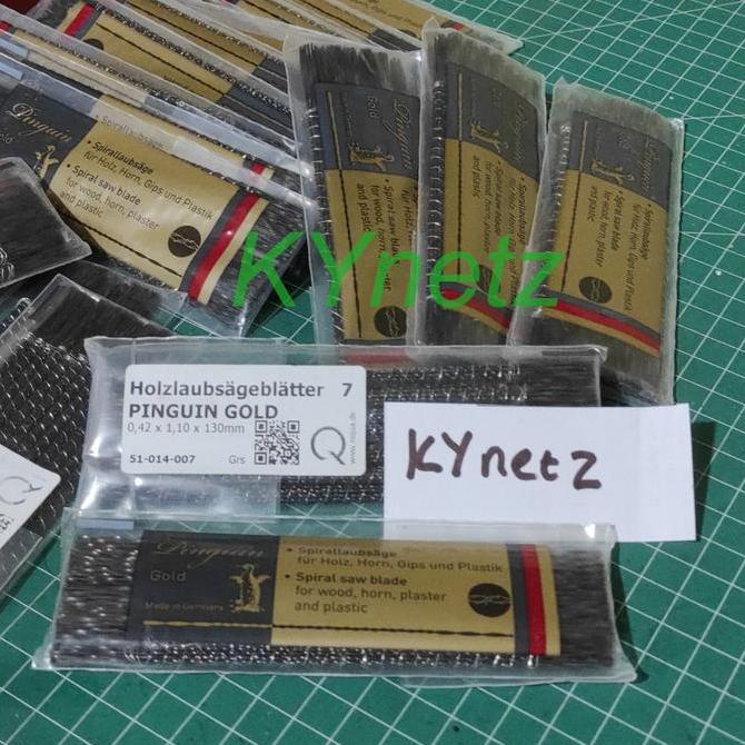 Comcom- Mata Gergaji Spiral / Scroll Saw Pinguin Gold Asli