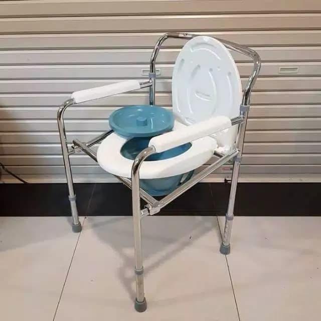 Kursi BAB Tanpa Roda Commode Chair Kursi Commode