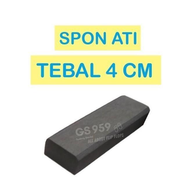 SPON ATI / BUSA ATI / SPON EVA TEBAL 4 CM HITAM UKURAN 30 CM X 30 CM