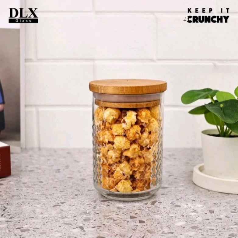 Toples Kaca Tutup Kayu Kedap Udara Untuk Lebaran