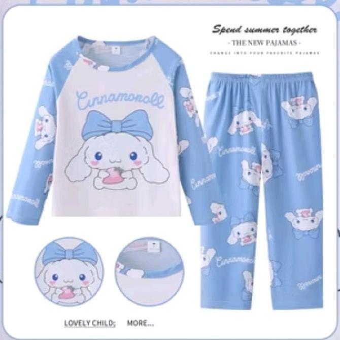 Piyama cinnamoroll anak baju tidur anak cinnamoroll cute