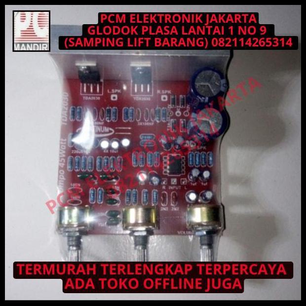 DISKON KIT POWER AMPLIFIER SPEAKER AKTIF ACTIVE STEREO MINI COMPO TDA2030 