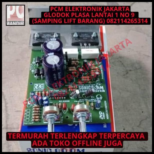 TERLARIS KIT POWER AMPLIFIER AKTIF SUBWOOFER SUBWOFER RANIC SONIC BOOM SANKEN