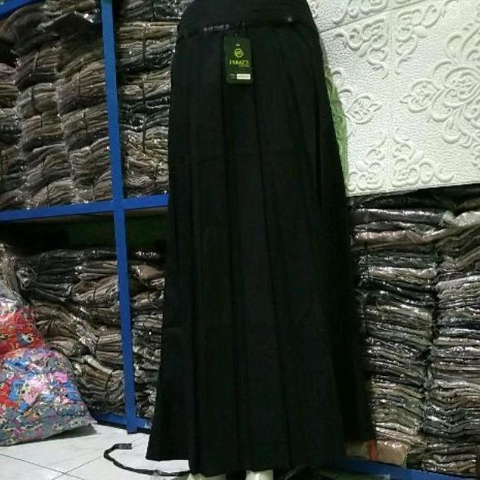 LIFESTYLE ROK KANTORAN Rok Kerja Panjang Kuliah Wanita Dewasa Formal Bahan Plisket Halus Resleting P
