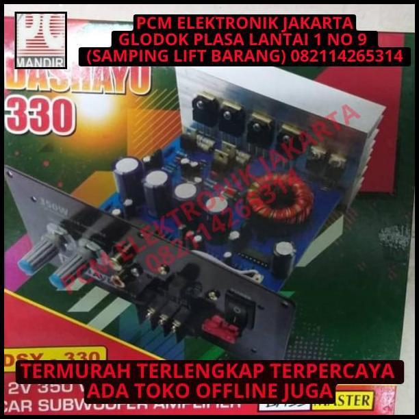 DISKON KIT DSY 330 POWER 350WATT MONO BLOCK SUBWOFER SUBWOOFER SUB WOOFER 