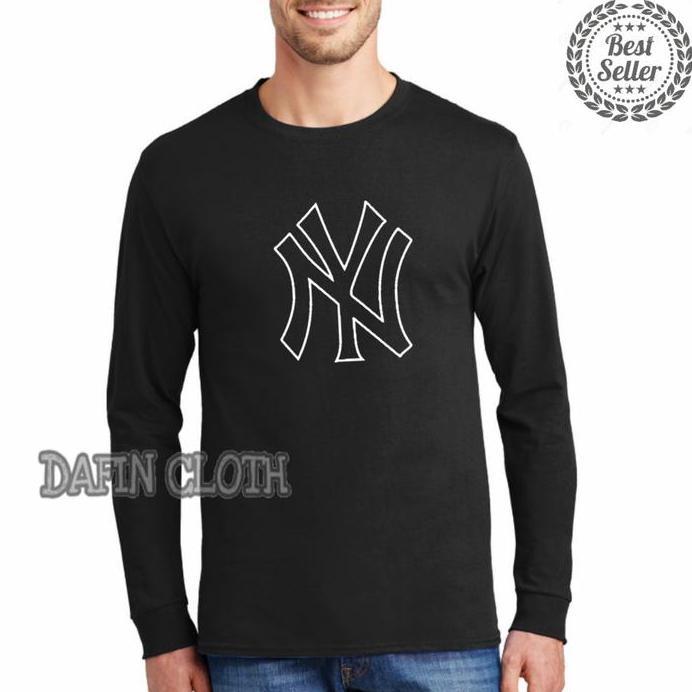 Kaos Pria Baju Tshirt Lengan Panjang Nike Yankees Lifestyle