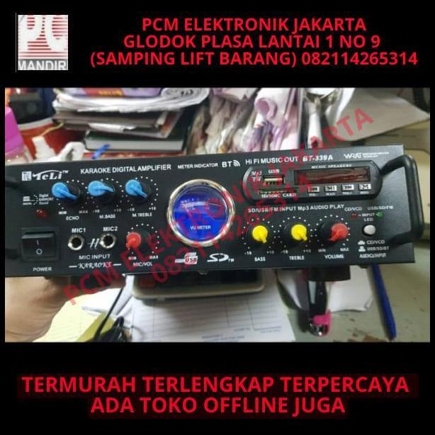 TERBARU USB MP3 AMPLIFIER BLUETOOTH BT-339A FM RADIO BUAT MOBIL RUMAH KARAOKE 