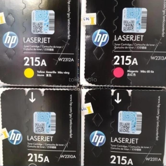 HP Toner Cartridge 215A W2310A Hitam  Biru Kuning Merah Original LaserJet Pro M155 MFP M182 M183 105
