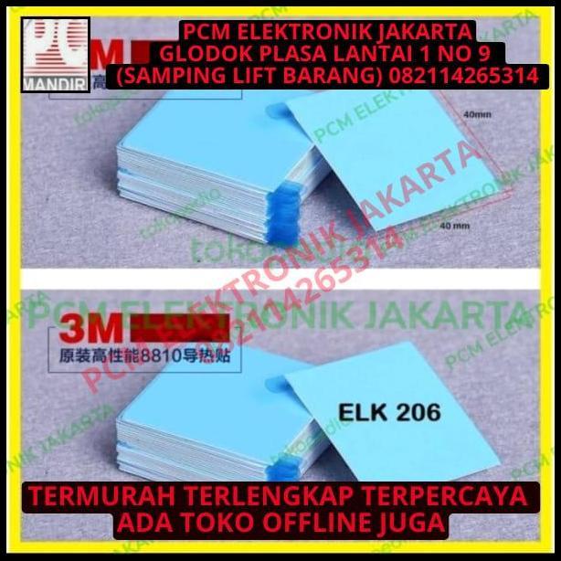 GRATIS ONGKIR THERMAL PAD TAPE 3M 8810 CPU HEATSINK DOUBLE ADHESIVE 40MM X 40MM 4CM 