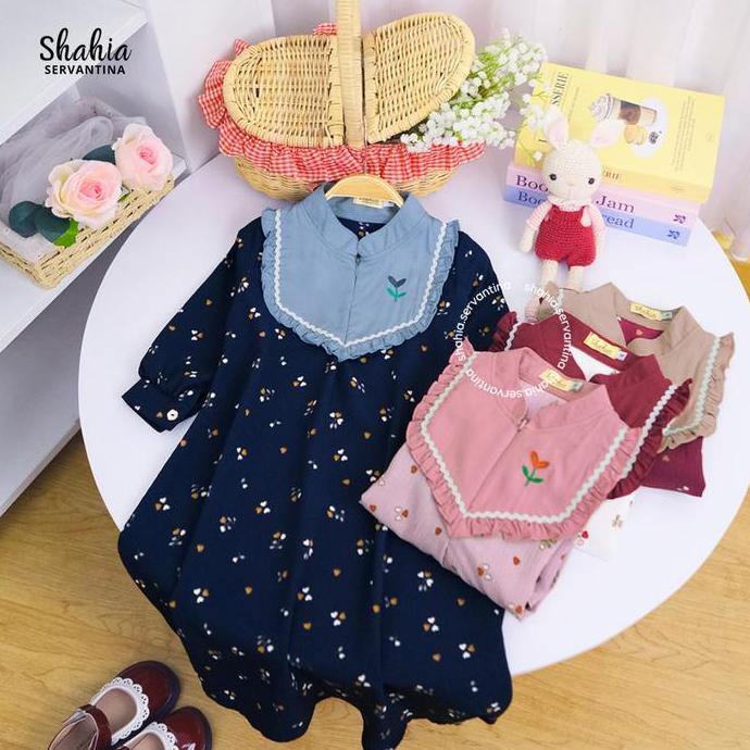 Shahia Servantina - Clemira Dress Gamis Anak Perempuan