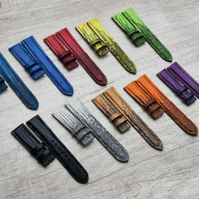 strap jam tangan kulit asli lizard