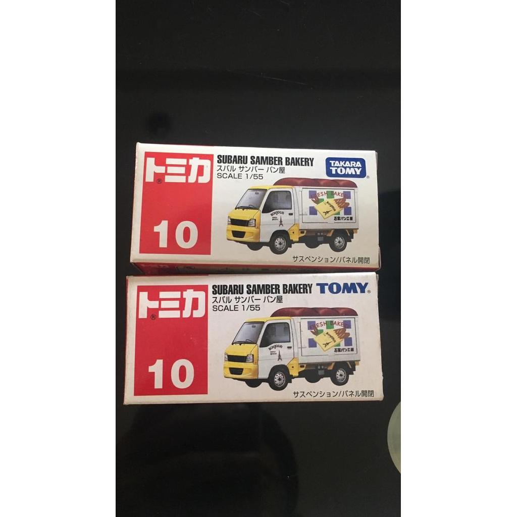 Tomica 10 subaru samber bakery sanbar