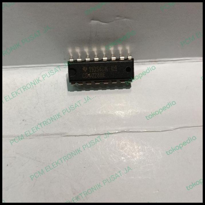 TERLARIS 2317 IC TTL CMOS CD4028BE CD4028 BE CD 4028BE CD 4028 DIP 