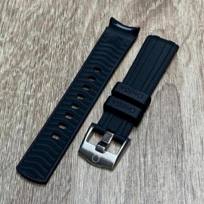 STRAP-TALI JAM TANGAN OMEGA RUBBER BUCKLE