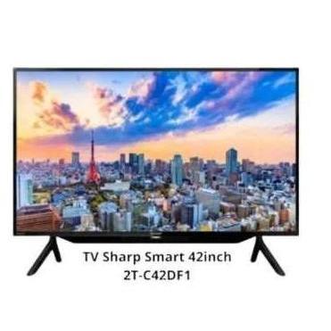 Murah Led Smart Tv Sharp 42 Inch 2T-C42Df1I Fhd 2K Tv Sharp C42Df1I 42 Inci