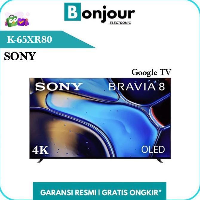 Promo Tv Oled Sony 65 Inch Bravia 8 K-65Xr80 Google Tv 65 Inci Sony 4K Hdr 65Xr80