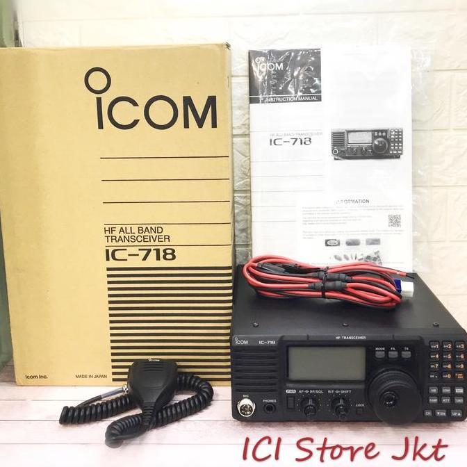 Grosir Icom Ic 718 / Radio Ssb Icom / Radio Hf / Radio All Band Original