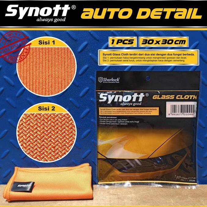 Kain Lap Microfiber Synott Motor, Visor Helm, Mobil, Aman Gores Baret