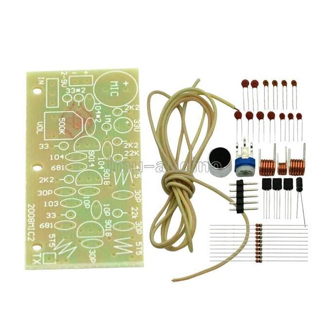 Promo Fm Radio Transmitter 76-108Mhz Wireless Mic Diy Kit Module