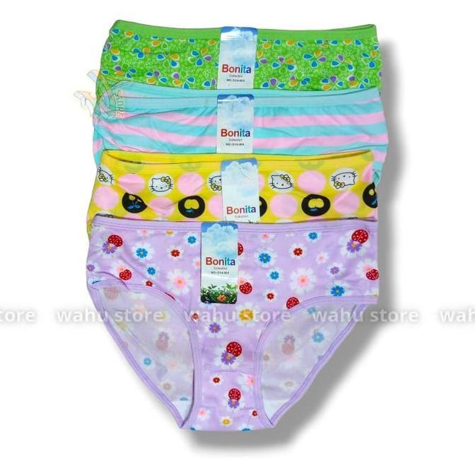 12 Pcs Celana Dalam Wanita Remaja Abg Cd Remaja Anak Perempuan