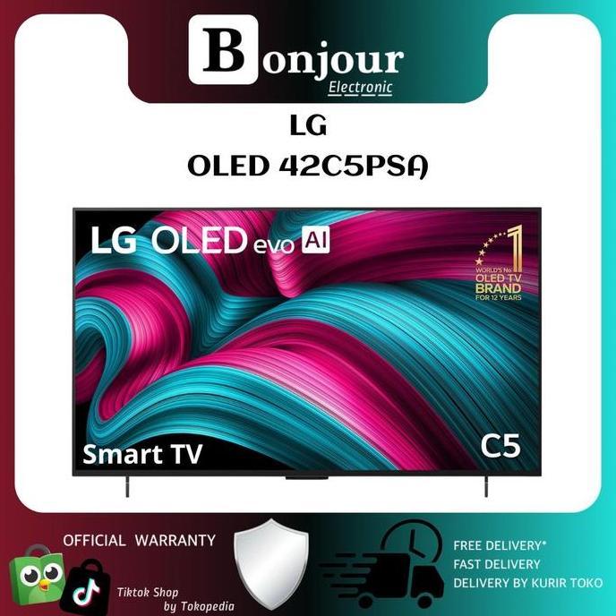 Murah Lg Tv Oled 42 Inch 42C5 4K Smart Tv Lg Oled 42C5Psa Evo Ai C5 42C5 Pengganti 42C4