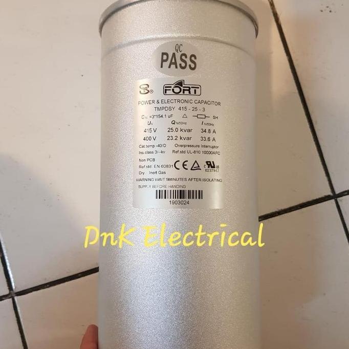 Capacitor/Capasitor/Kapasitor Merk FORT 25kvar 25 kvar 415V
