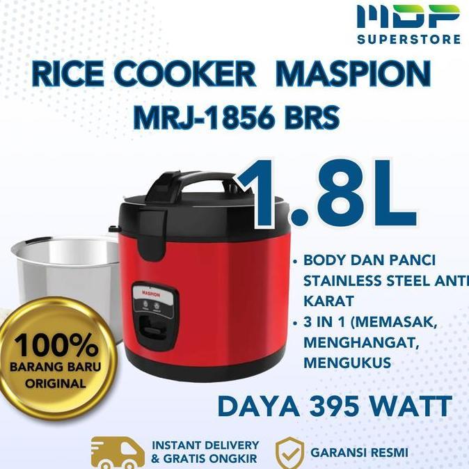Sale Rice Cooker  Maspion Mrj-1856 - 1.8 Liter