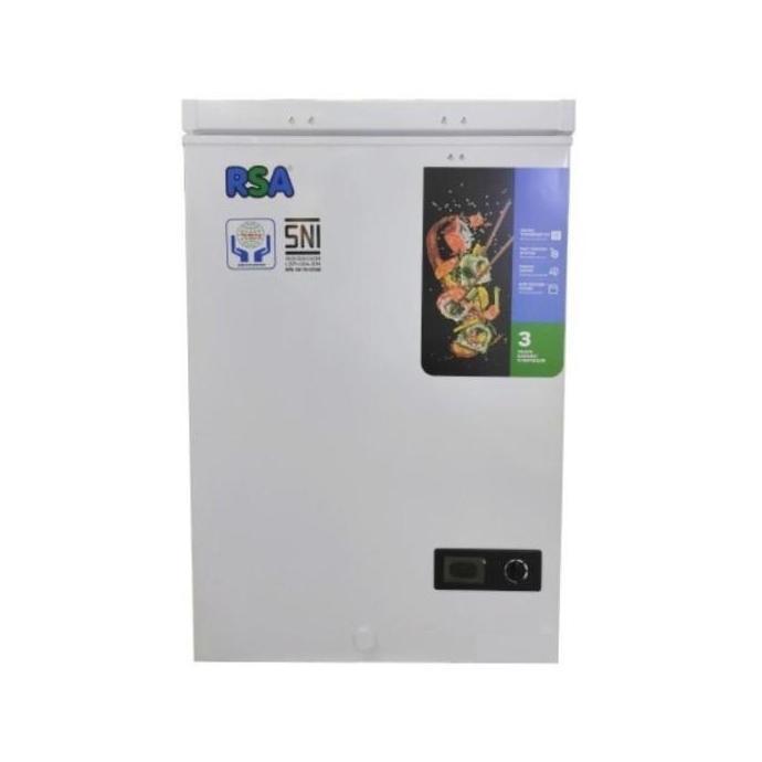 Promo Rsa Cf110 Chest Freezer 100 Liter  Gea Getra Rsa Cf-110 Chest Freezer 110L Cf110 Freezer Box F