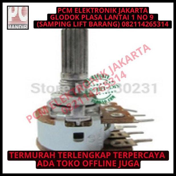 BEST DEAL POTENSIO STEREO 500K B500K B 500 K 6PIN 6P 6KAKI SETARA ALPHA A PLUS 