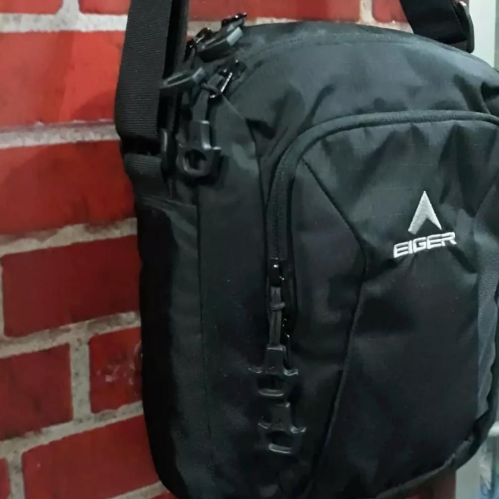 CUCI GUDANG Tas Selempang Eiger03 Waterproof Tas Slempang Pria Wanita Waist Bag Crossbody Premium Ou