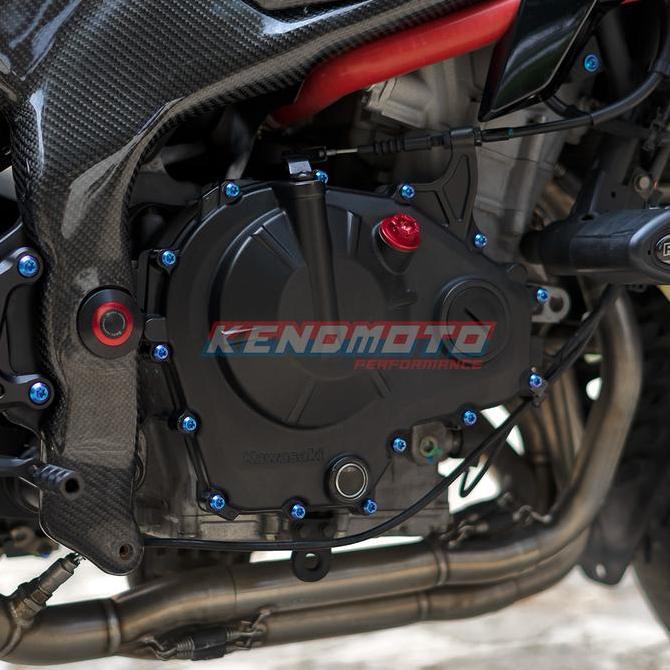 Promo Kendmoto Baut Titanium Set Mesin Kawasaki Zx25R