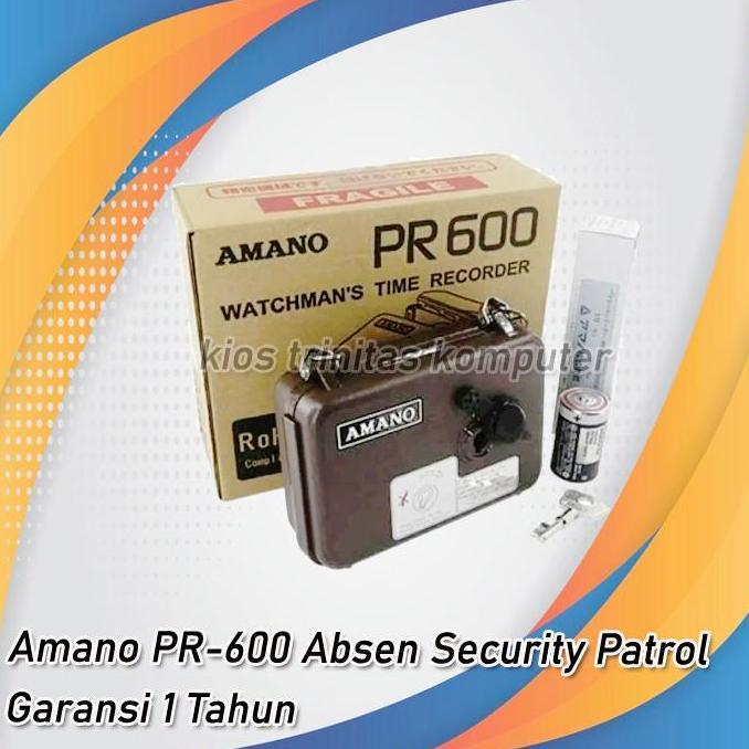 Murah Amano Pr-600 Absen Security Amano Watchman'S Clock Security Patrol