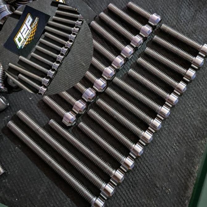 Murah Baut Blok Mesin Klx ,Baut Blok Kopling,Magnet Klx Stainless Custom Handmade Titanium