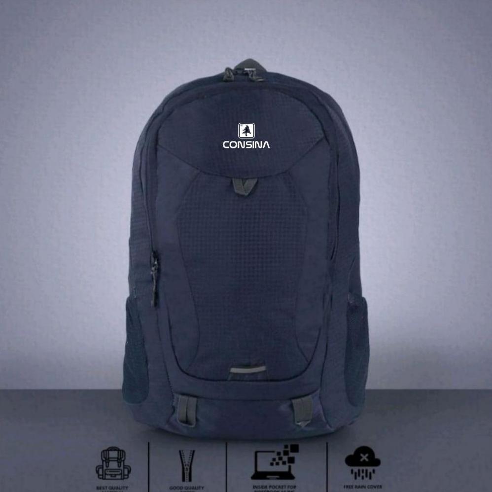 NEW Daypack 25 Liter Tas Backpack Pria Wanita Tas Ransel Laptop Tas Sekolah Unisex Free Raincover CO