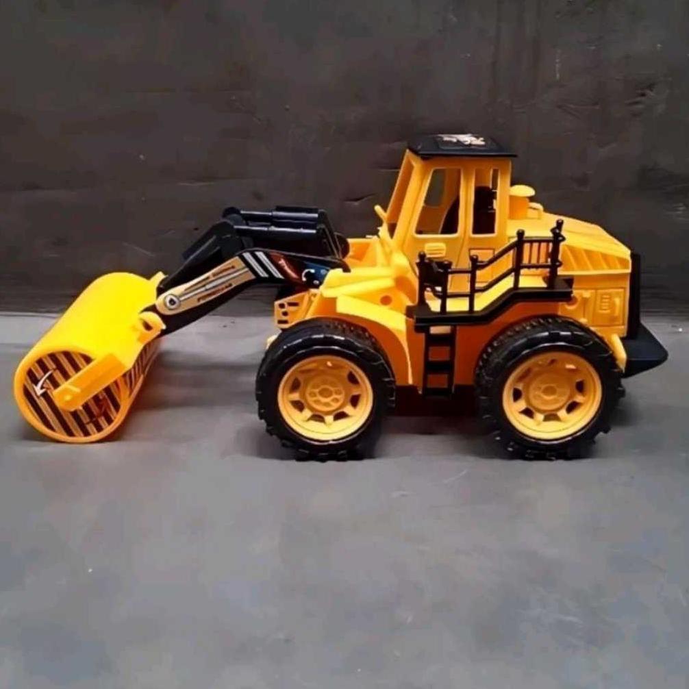 Mainan Truk Slender Roller Aspal Miniatur Traktor