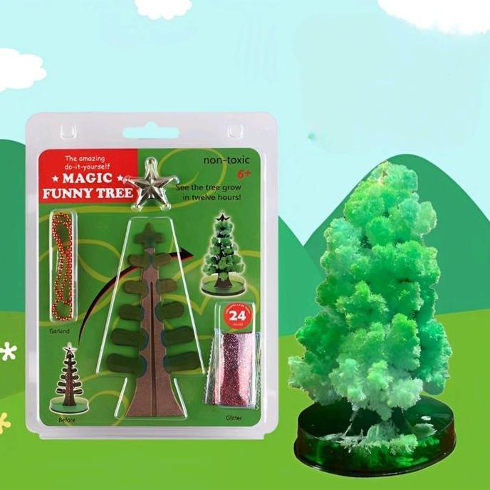 Star Pohon Sakura Ajaib Magic Cherry Paper Tree Growing Tree Pohon Sakura Ajaib Dekorasi