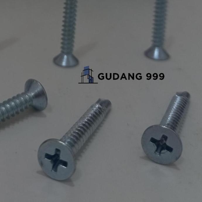 Gasss- Skrup Lisplank 3,2 Cm Camel / Skrup Baja Ringan 100 / Skrup Grc Plank