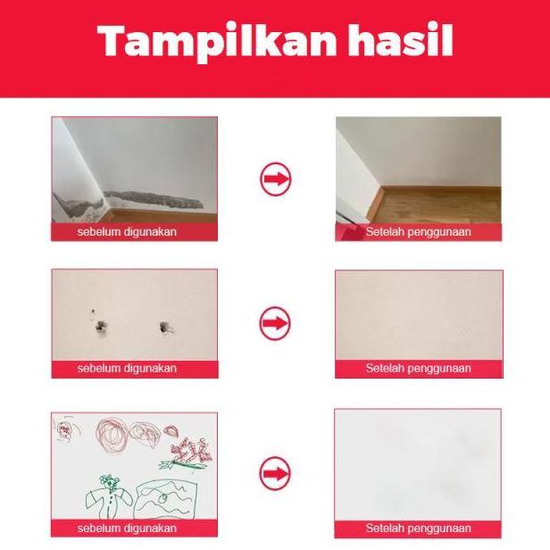 Lem Dempul YSH Krim Tambal Dinding Retak Lubang Paku Made In Japan - Cream Amplas Penutup Lobang - P