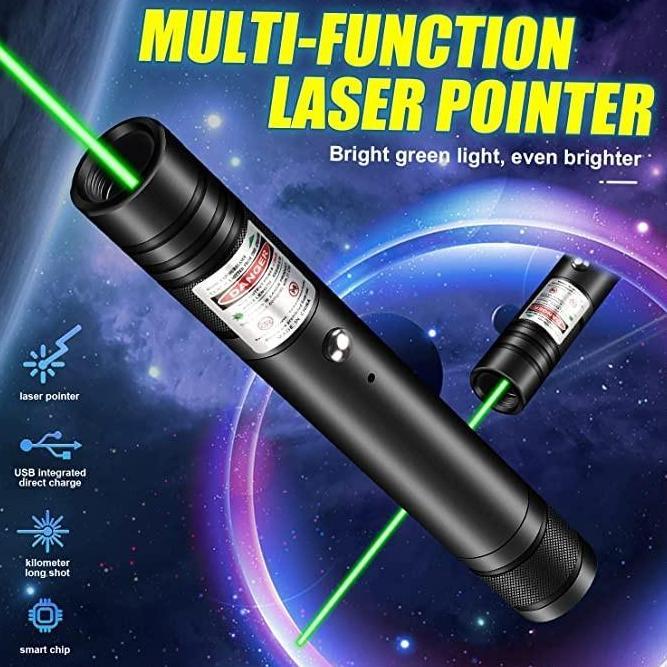 Laser Pointer Presentasi 303-A / Lampu Leser Hijau Jarak Jauh