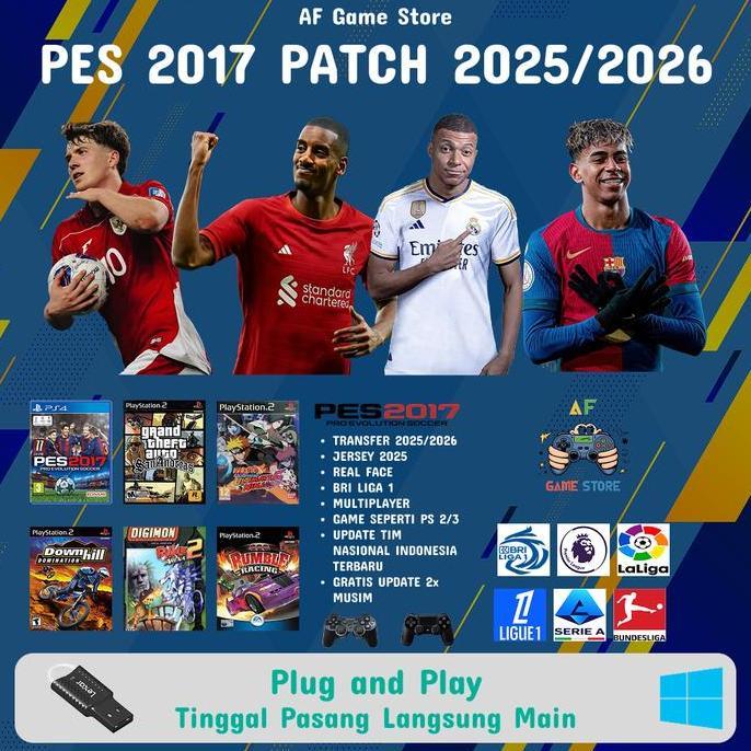 Davisbrakan99 - Flashdisk Isi Game Sepak Bola 217 Game Tambahan PC/Laptop (Full Install)