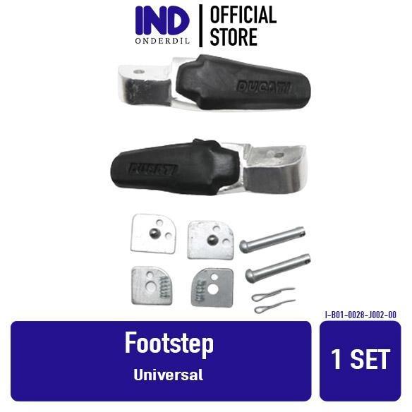 Footstep Belakang Ducati Universal Barstep Pijakan Injekan Foot Bar Step Variasi Beat FI Pop Street 