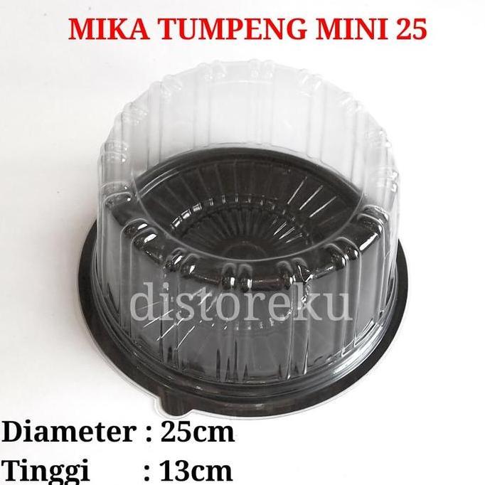 Tayoo- Mika Tumpeng Mini Ct 25  Mika Tumini Cake Tray Mika Kue Tart Bulat 25