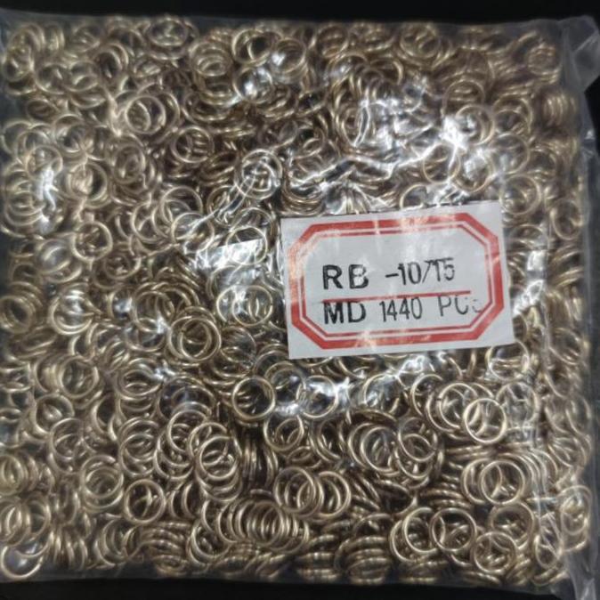 Ring Bulat 1Cm 10Mm Rose Gold Jump Ring Isi 10 Gross