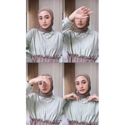 Saless Ym Ready Stock Premium Crystal Beads Necklace - Kalung Hijab Daily Fashion Handmade By Ymproj