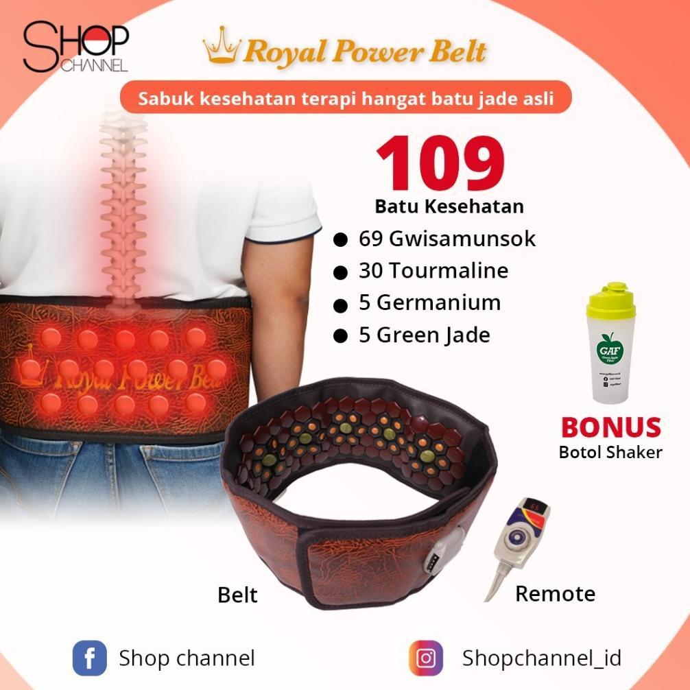 BestPromo Royal Power Belt 109 Batu Kesehatan Terapi Pinggang Punggung Dan Melancarkan Peredaran Dar